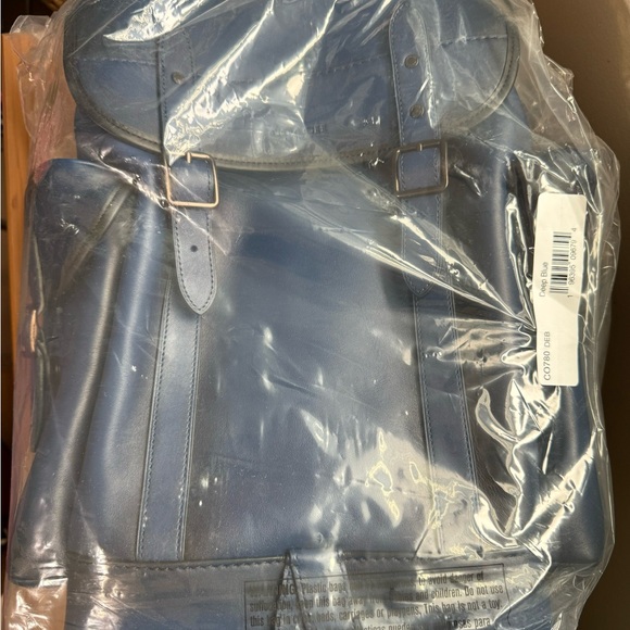 🥰 Coach Hitch Backpack Deep Blue - Picture 10 of 16